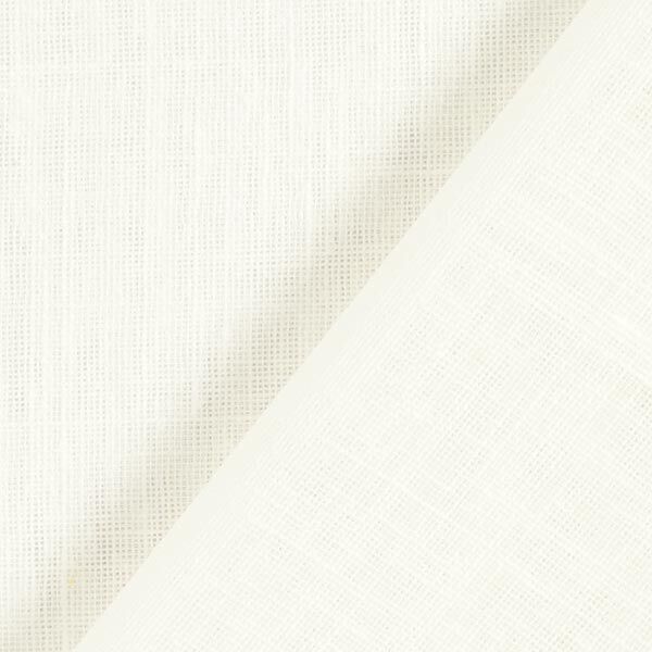 Gardinenstoff Voile Leinenlook 300 cm – wollweiss,  image number 3