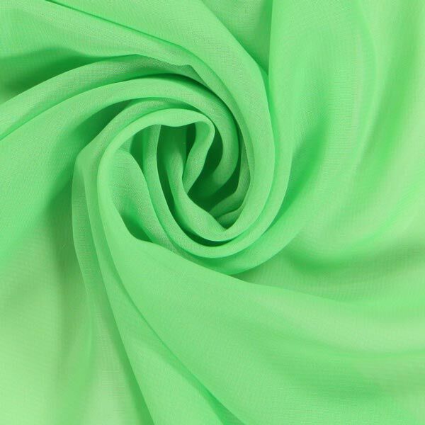 Chiffon – grasgrün | Reststück 100cm