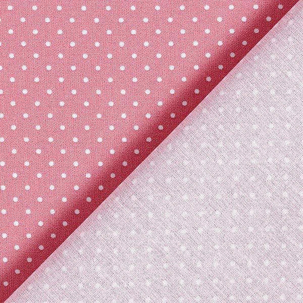 Baumwollpopeline kleine Punkte – rosa/weiss,  image number 6