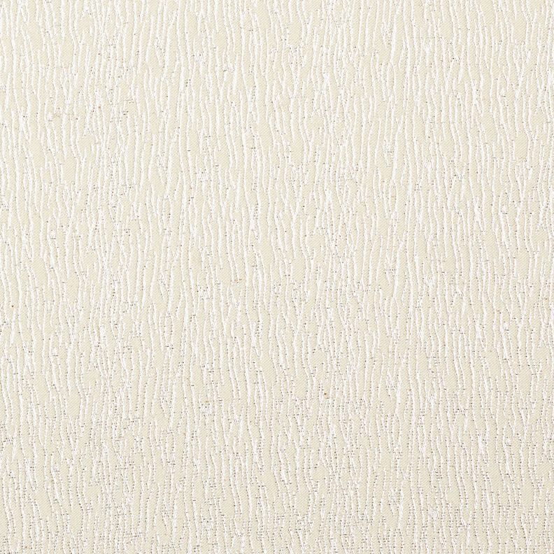 Bekleidungsjacquard glitzernde Schlangenlinien – weiss/silber, image number 1