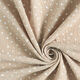 Musselin/ Doppel-Krinkel Gewebe Dreiecke – sand/weiss,  thumbnail number 3