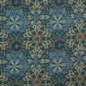 Dekostoff Gobelin Mandala Blumen – schwarz/blau,  thumbnail number 1