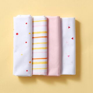 GOTS Stoffpaket Popeline | Tula – orange, 