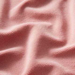 Jersey Cordsamt Querrips – rosa, 