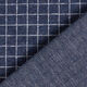 Strickjacquard Aufgraut Gitterkaro – jeansblau,  thumbnail number 5