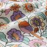 Beschichtete Baumwolle Blumenmeer – weiss,  thumbnail number 3