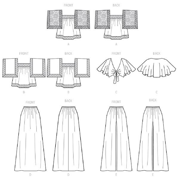 Tops / Rock / Hose | McCalls 8257 | 32-40, image number 6