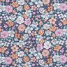 GOTS Baumwollpopeline Blumenwiese | Poppy Fabrics – schiefergrau,  thumbnail number 1