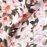 Viskose-Mix romantische Frühlingsblumen – weiss,  thumbnail number 4