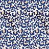 Baumwolljersey Leopard mit Goldflecken | Glitzerpüppi – weiss/indigo,  thumbnail number 1