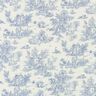 Baumwollstoff kleine Pastorale 280 cm – blau – Muster,  thumbnail number 1