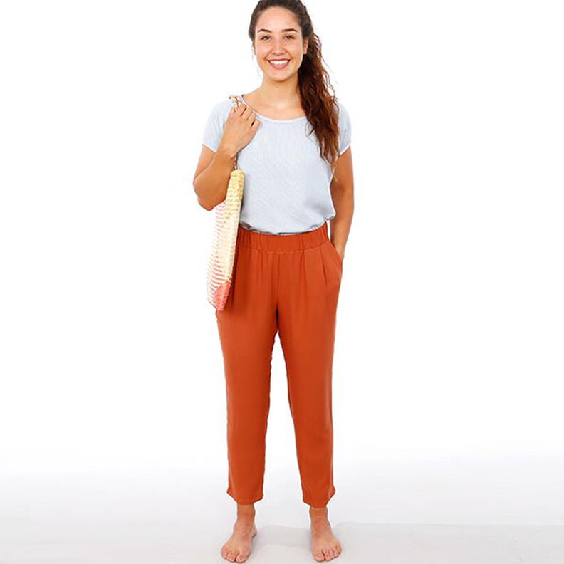 FRAU HANNA lässige Hose mit Gummizug | Studio Schnittreif | XS-XXL,  image number 2