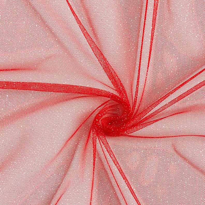 Glitzertüll Royal – rot/silber,  image number 1