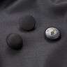 Bezogener Knopf Gloss – schwarz,  thumbnail number 4