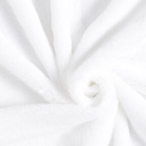 Hochwertiges, einfarbiges Kunstfell – weiss, 