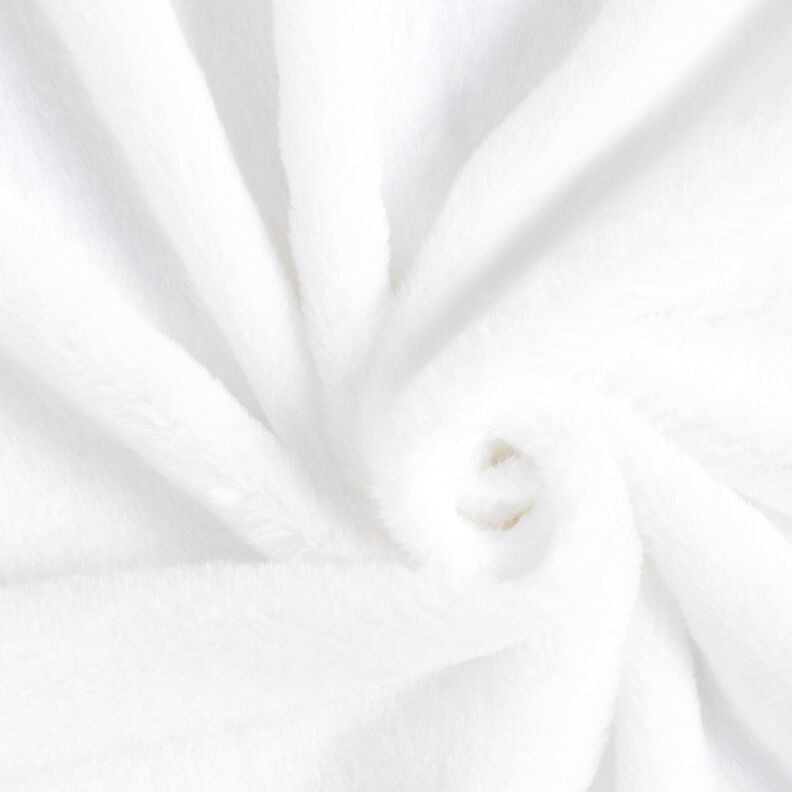 Hochwertiges, einfarbiges Kunstfell – weiss,  image number 1