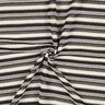 Strickstoff Streifen | Poppy Fabrics – schwarz/wollweiss,  thumbnail number 3