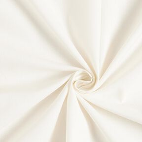 Baumwollstoff Cretonne Uni – wollweiss, 