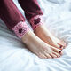 GOTS Bio Strickbündchen CUFF ME REMEMBER ME Forget-Me-Not [140 cm | 7,5 cm] | Albstoffe,  thumbnail number 5