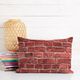 Dekostoff Canvas Steinmauer – braun,  thumbnail number 5