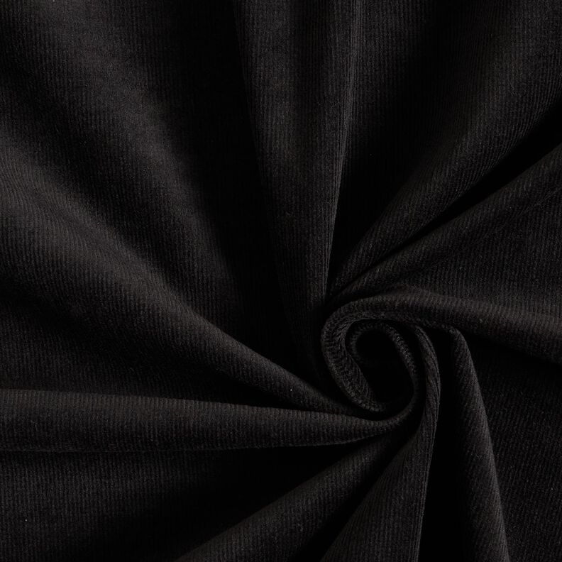 Feincord Stretch – schwarz,  image number 1