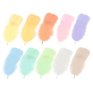 Flauschfedern [ 10 – 15 cm ] – Farbmix, 