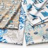 Baumwollstoff Cretonne große Korallen – weiss/blau,  thumbnail number 5
