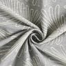 Dekostoff Jacquard Blätterkonturen – grau,  thumbnail number 3