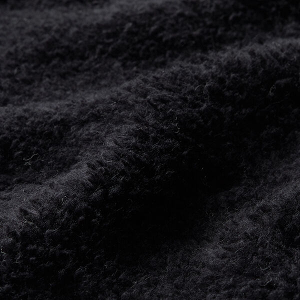 Baumwoll-Sherpa Uni – schwarz, image number 2