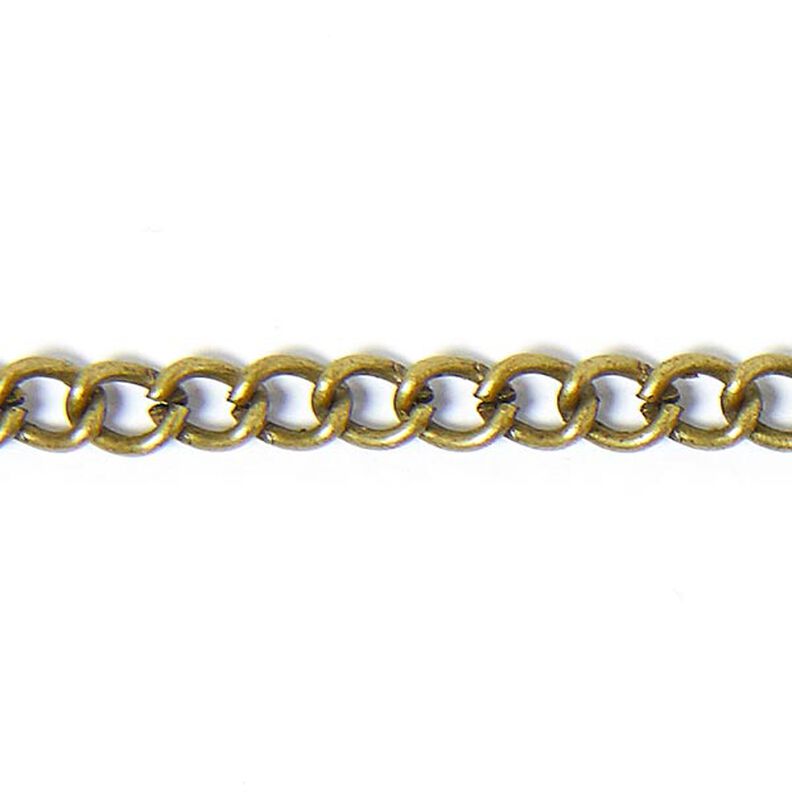 Gliederkette [3 mm] - altgold metallic,  image number 1