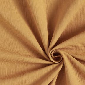 Musselin/ Doppel-Krinkel Gewebe 245 cm – karamell, 