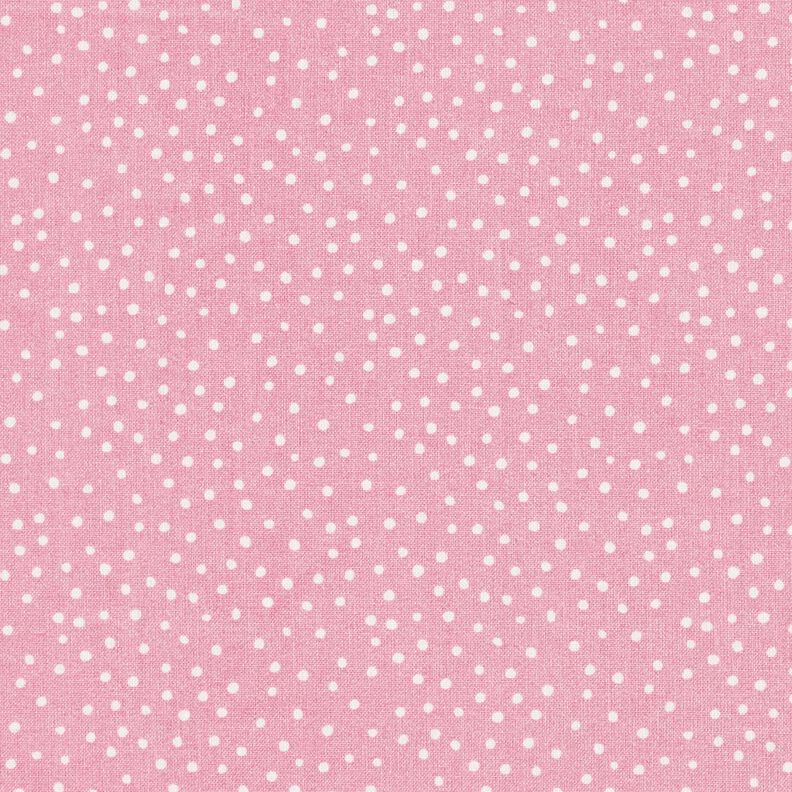 Baumwollstoff Cretonne feine Punkte – rosa, image number 1