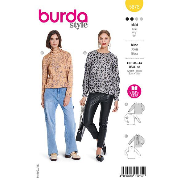 Bluse | Burda 5878 | 34-44,  image number 1