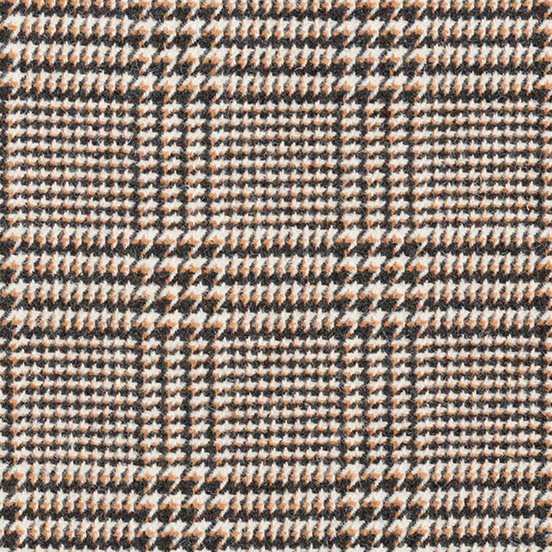 Mantelstoff Glencheck – anthrazit/beige, image number 1