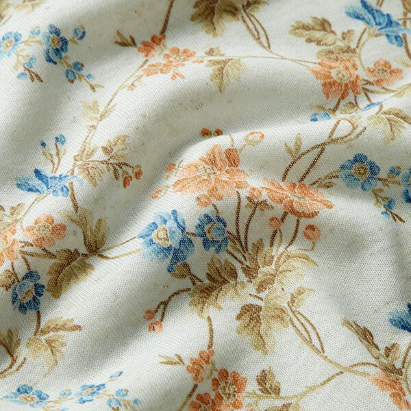 Feinstrick Blumenranken – hellblau, image number 2