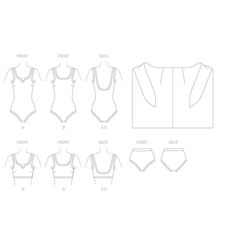 Bikini / Badeanzug | Butterick 4526 | 40-46,  image number 8