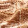 Mantelstrick expressives Muster – cashew/braun,  thumbnail number 2