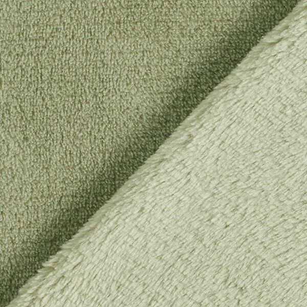 Kuschelfleece – oliv | Reststück 50cm