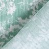 Musselin/ Doppel-Krinkel Gewebe Blumenmuster – eukalyptus/weiss,  thumbnail number 4
