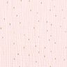 Musselin Foliendruck Rechteck | by Poppy – rosé,  thumbnail number 1