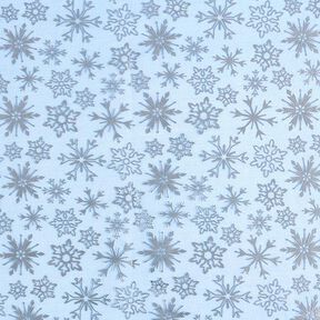 Organza Schneeflocken – hellblau, 