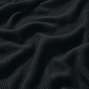 Grobstrick Melange – schwarz, 