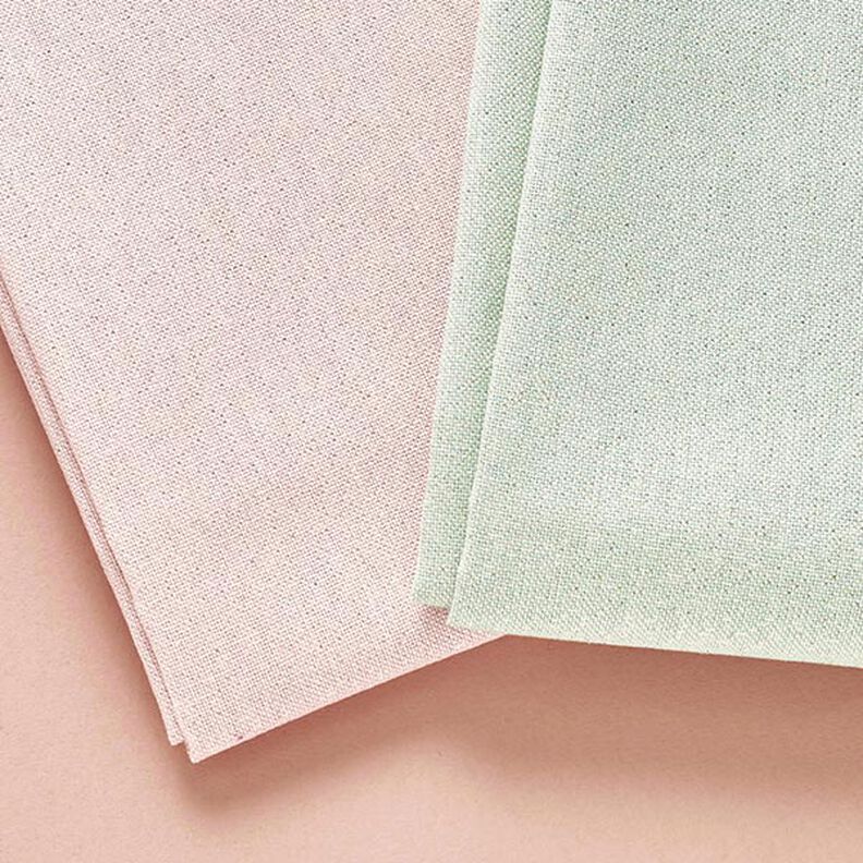 Dekostoff Halbpanama Lurex – rosa, image number 4