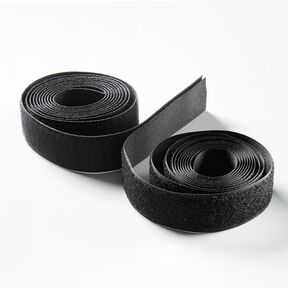 Klettband Set [2 x 2m | 30 mm] – schwarz, 