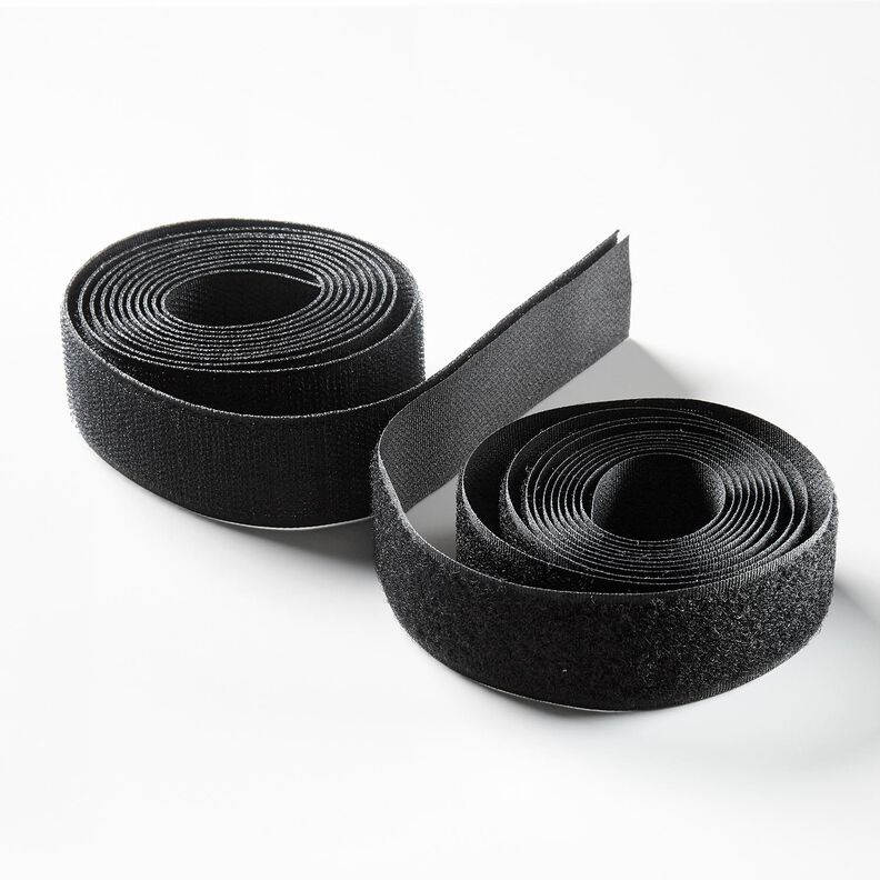 Klettband Set [2 x 2m | 30 mm] – schwarz,  image number 2