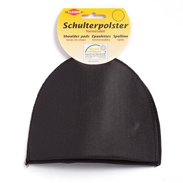 Schulterpolster ohne Haken [2 Stück | 12,5 x 13,5 x 6 cm] - schwarz | KLEIBER,  image number 1