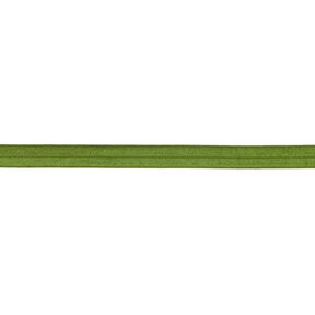 Elastisches Einfassband (Falzgummi) glänzend [15 mm] – oliv, 