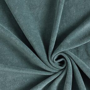 Frotteestoff Stretch Uni – taubenblau, 
