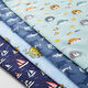 Baumwolljersey Segelboote – marineblau,  thumbnail number 5