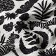 Chenille-Jacquard Barocker Dschungel – schwarz/wollweiss,  thumbnail number 2